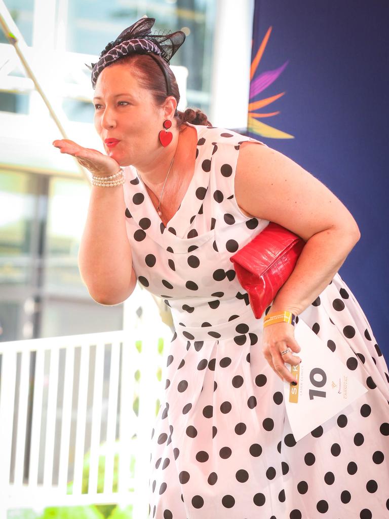 Sonya Smith at the 2021 Darwin Cup Carnival Derby Day. Picture: Glenn Campbell