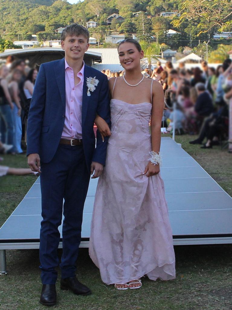 Ella and Jett at the St Ursula's College Formal. Photo: Contributed