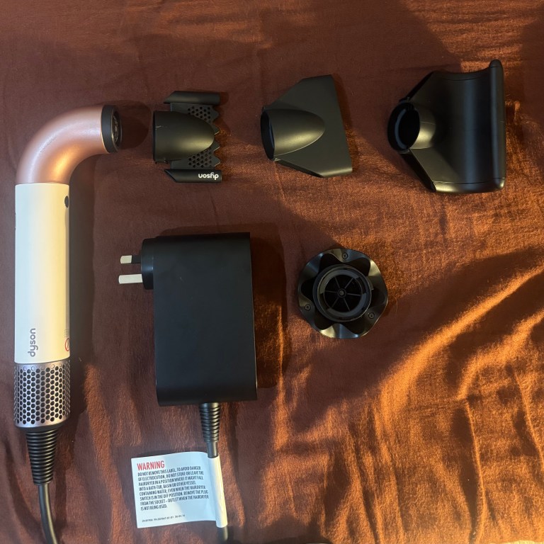 The Dyson Supersonic r with attachments. Picture: Melody Teh