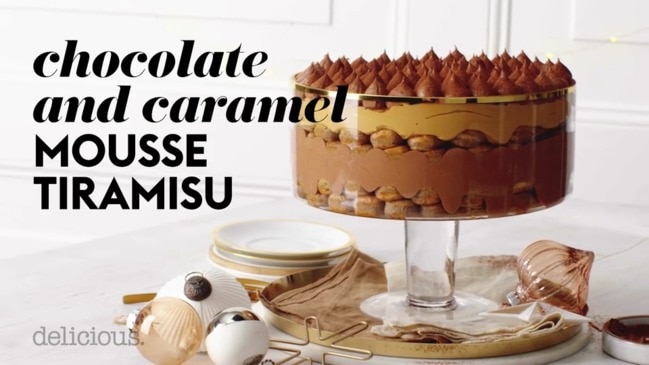 Chocolate Tiramisu with Chocolate Peppermint Mousse Recipe