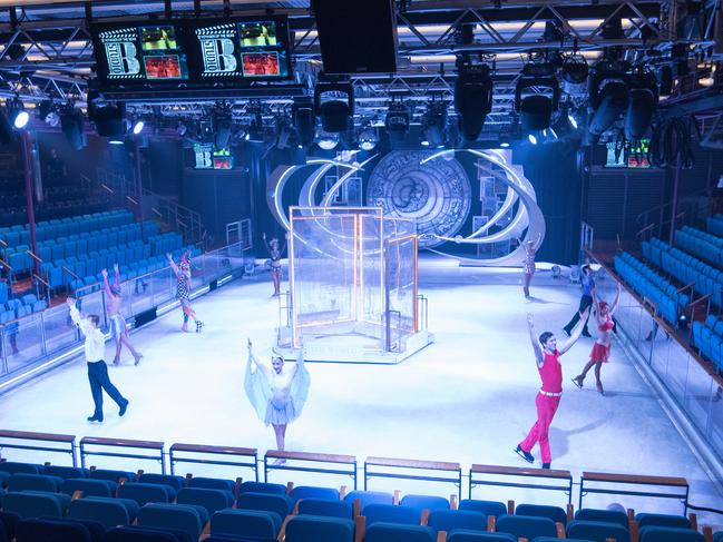 Where else would you find a spectacular ice show but on a cruise ship?