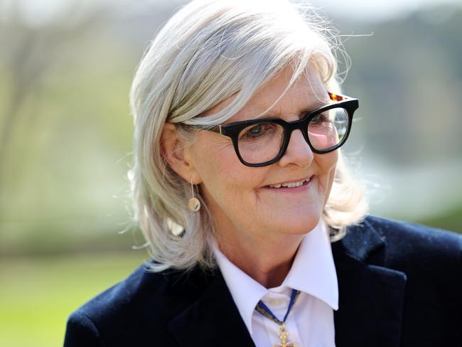 Governor-General of Australia Sam Mostyn has been urged to behave and not espouse republican sentiments when she meets King Charles III on Sunday. Picture: Tim Hunter.