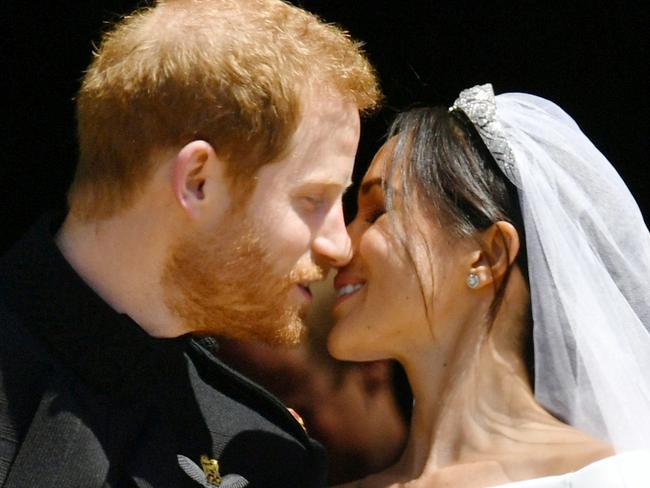 Harry and Meghan were married on May 19 after going public with their relationship in October 2016. Picture: Givenchy/ MEGA