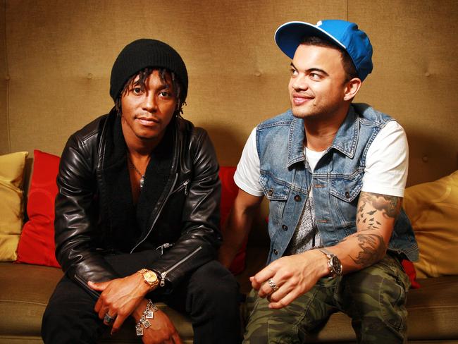 Lupe Fiasco and Guy Sebastian. Picture: Supplied