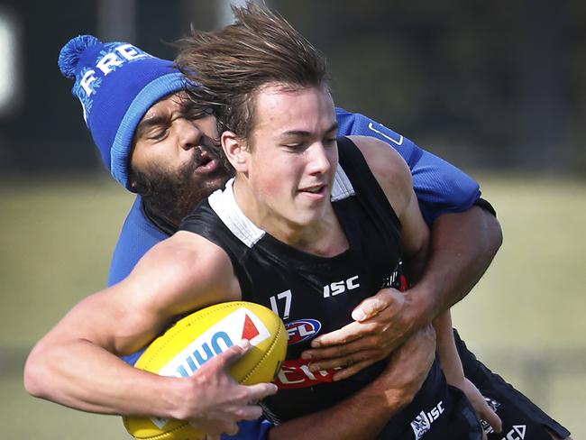 Father-son Callum Brown will make his Collingwood debut. Picture: David Caird