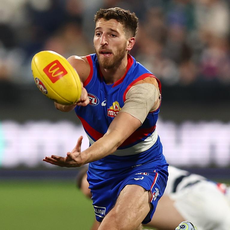 Marcus Bontempelli could join Bulldogs greats with another best-and-fairest win. Picture: Graham Denholm/Getty Images