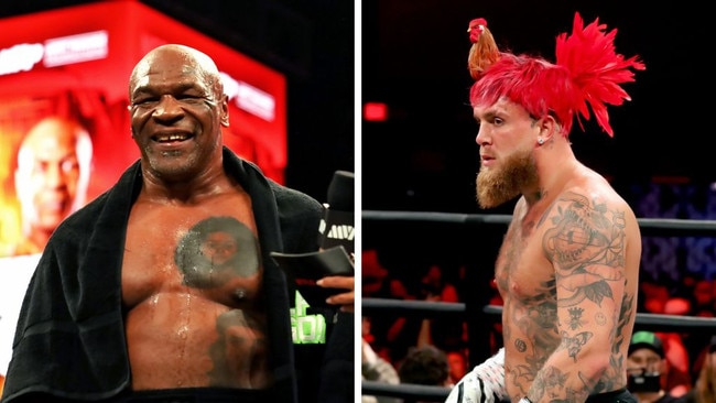 Mike Tyson and Jake Paul will fight under unusual rules. Pictures: Getty