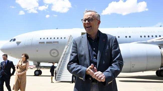 Prime Minister Anthony Albanese in Madrid for the NATO Summit in July 2022. Picture” AAP Image/Lukas Coch