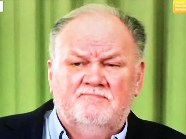 Thomas Markle Sr speaks on UK TV show Good morning Britain. Picture: Screengrabs/ITV