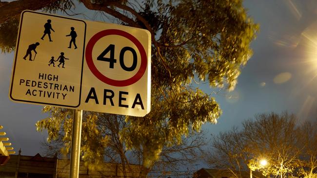 Merri-bek council is reducing its 50km/h zones to 40km/h. Picture: Damian Shaw