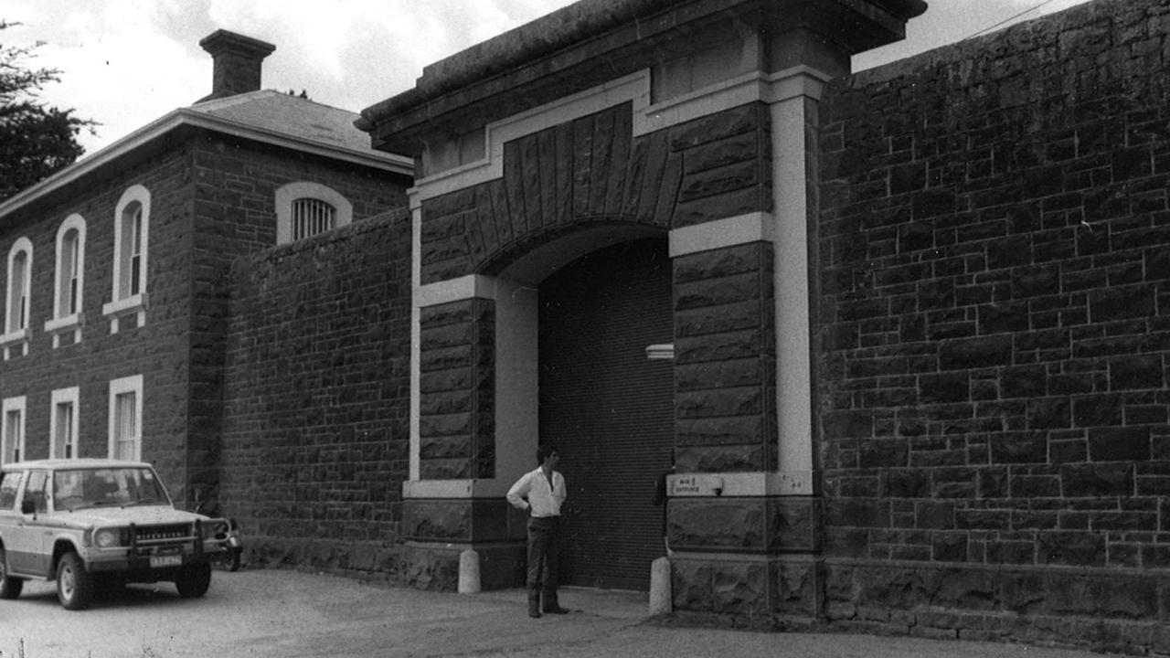 The old Ararat jail, where Burns was due to be hanged.