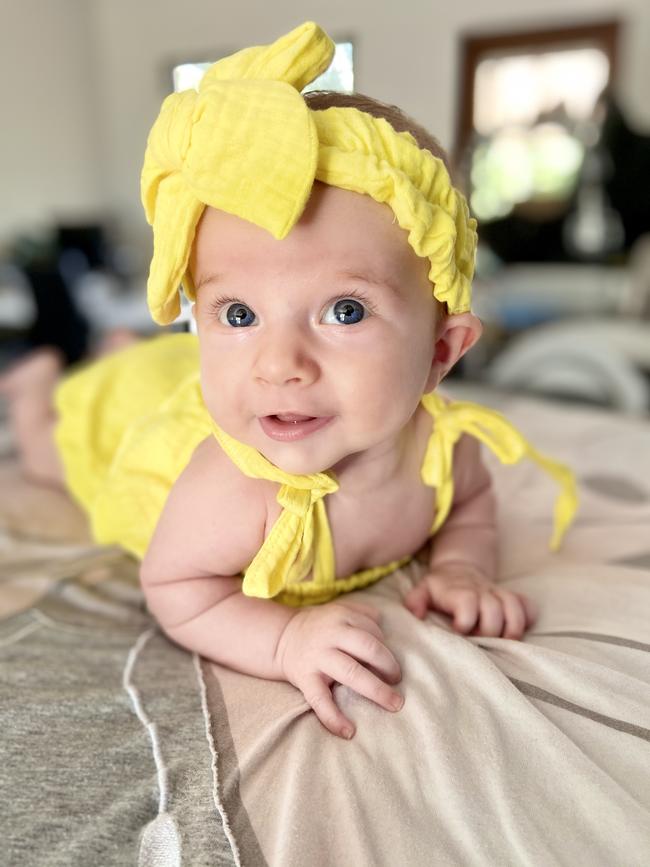 Madison Yanya Smith is her family’s ray of sunshine. Picture: Jessica Smith