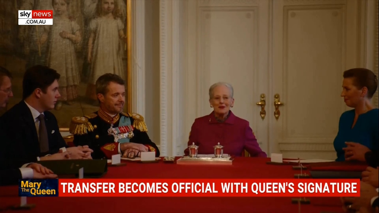 Queen Margrethe II formally abdicates