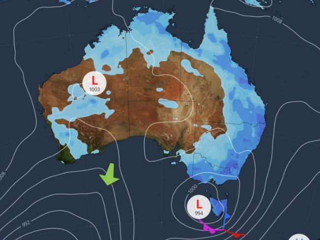 Hundreds of SES calls were made by residents in NSW as wild storms battered the state over the weekend, with severe thunderstorms and lashings of rain pummelling across the eastern coast, with emergency services warning people to stay inside while the wet weather passes. Picture: Supplied