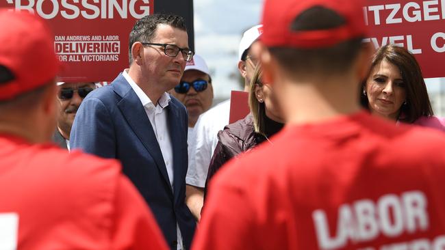 Despite leading the polls Labor’s red shirt army will be out in force in key seats.