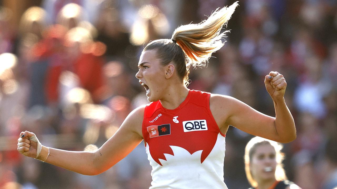 Ally Morphett was dominant for the Swans in the opening round win against the Giants. Picture: Phil Hillyard