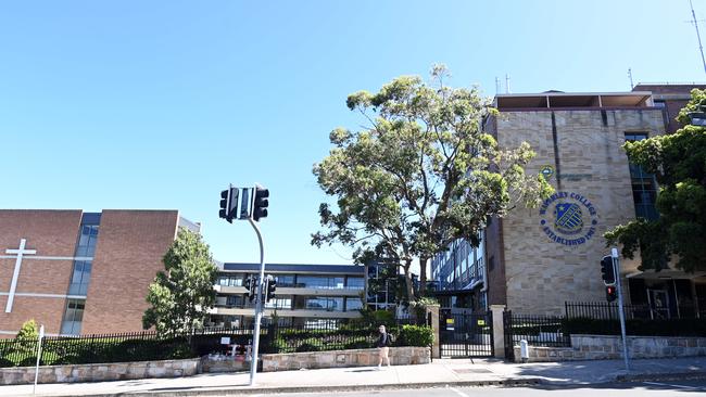 The teacher at Waverley College is being investigated by NSW Police and child protection authorities. Picture: Jeremy Piper