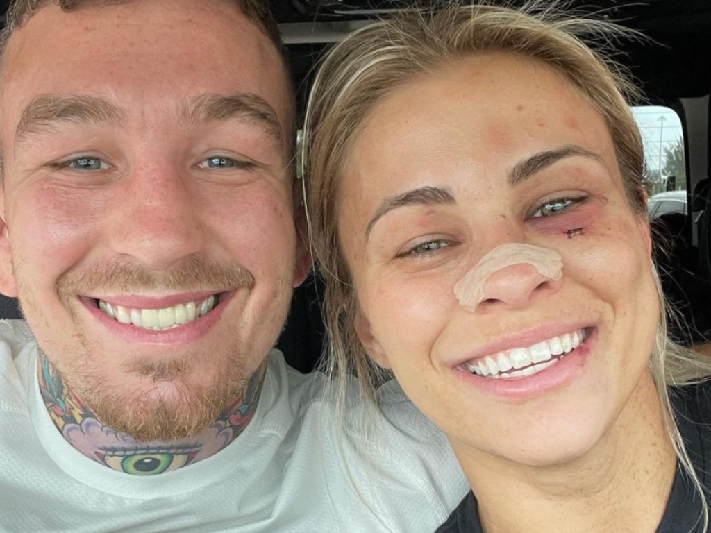 Paige VanZant the morning after.