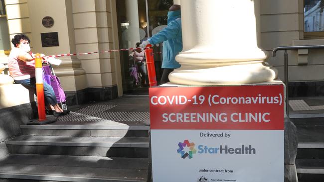 The clinic is based at Prahran town hall. Picture: David Crosling