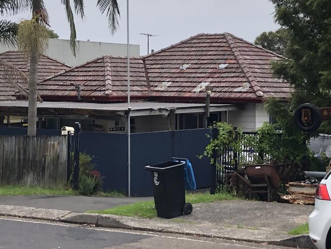 The house targeted in the Molotov cocktail attack. Picture: Jim O'Rourke