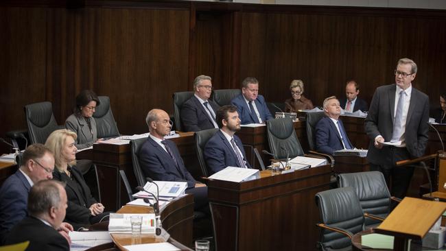 Tasmanian Parliament, Deputy Premier Michael Ferguson. Picture: Chris Kidd