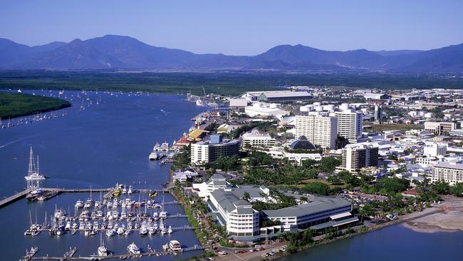 Aerial view of Cairns, where Propertyology predictions are tipping home price growth of 7-11 per cent