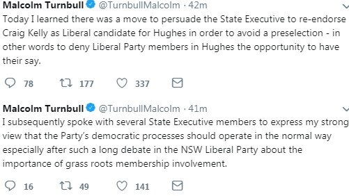 More of Turnbull’s tweets.