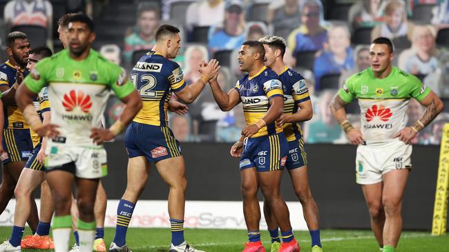 The Eels have won a golden point thriller at Bankwest stadium. Picture: Getty Images.