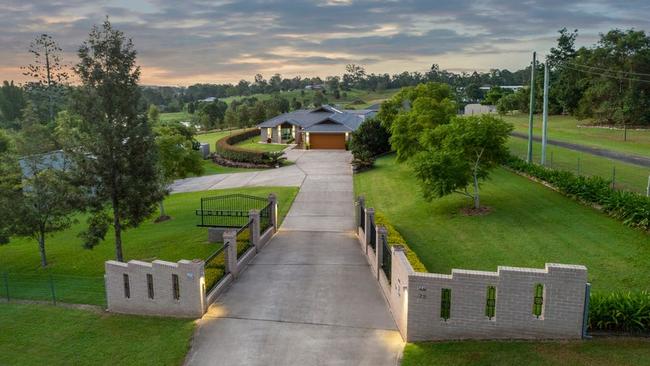 Built in 2010 this cosy family home has five bedrooms and two bathrooms, a swimming pool, a media room, home office and garage workshop.