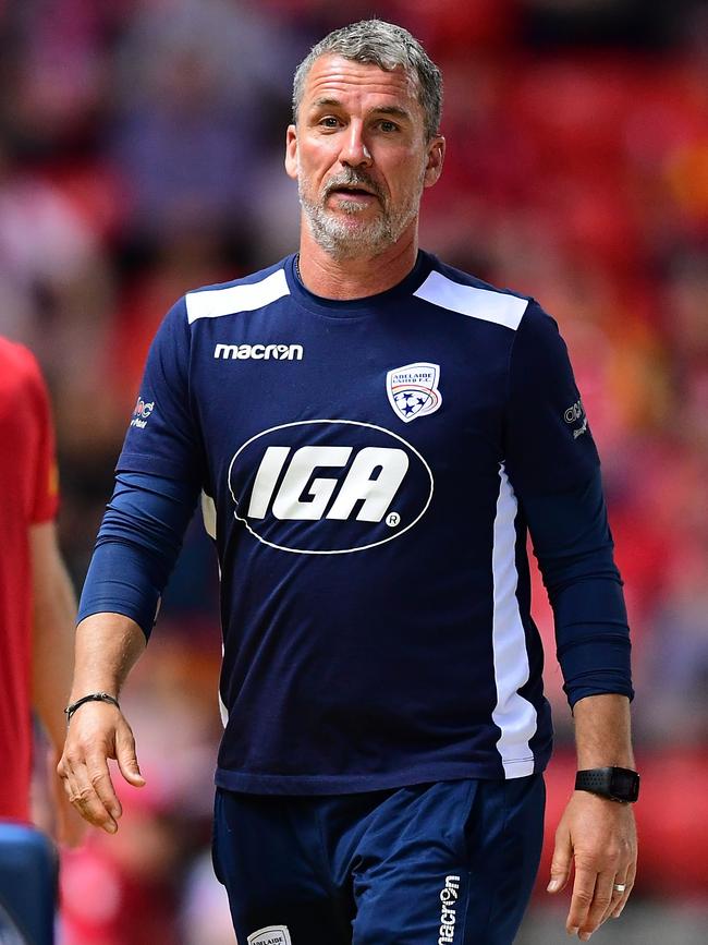 Marco Kurz coach of Adelaide United. Picture: Mark Brake/Getty Images