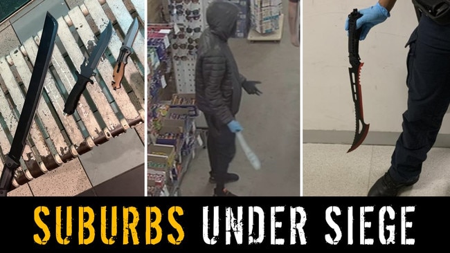 Record haul of machetes and knives seized from Melbourne crims