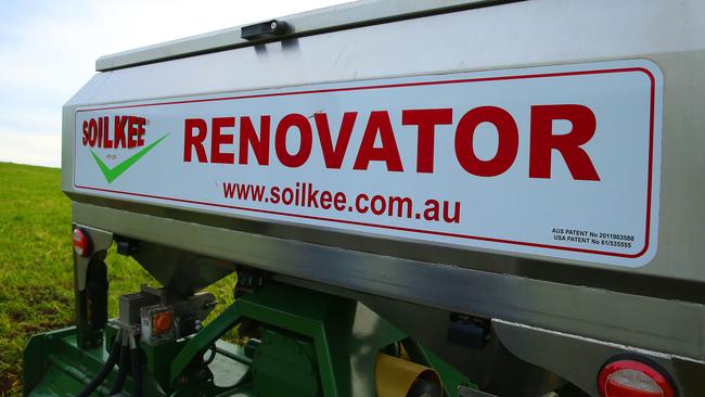 The Soilkee Renovator is world-first technology now being trialled in the Hunter. Picture: Andy Rogers