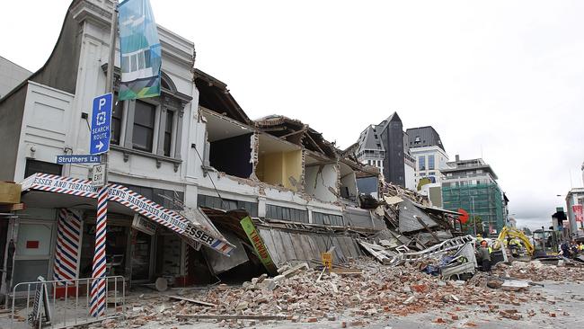 A 6.3 magnitude earthquake caused extensive damage to Christchurch in 2011. Photo: Martin Hunter/Getty Images