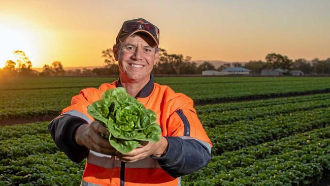 Vegetable grower Anthony Staatz, of Koala Farms, Lake Clarendon. Picture: ALI KUCHEL