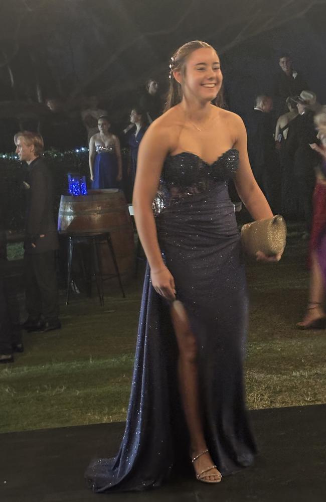 The students of Hervey Bay State High School enjoy their formal.