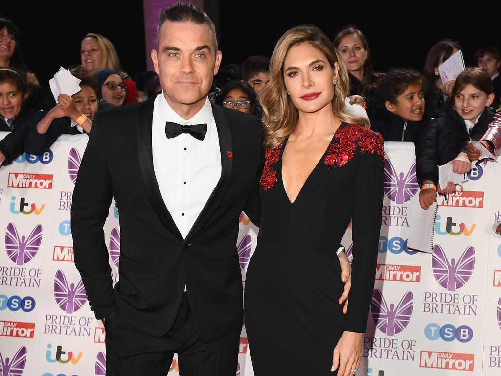 The couple fully clothe at the Pride of Britain Awards in 2018. Picture: Jeff Spicer/Getty Images