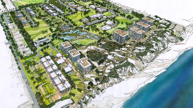 Artist’s impression of the $200 million masterplan for the Minda site.