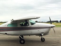 The Thomson Aviation Cessna 210 which crashed in Mount Isa, killing two men. Picture: Thomson Aviation