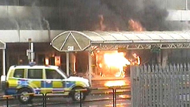 The scene of the terrorist attack on June 30, 2007 (AP Photo/Metropolitan Police, ho)