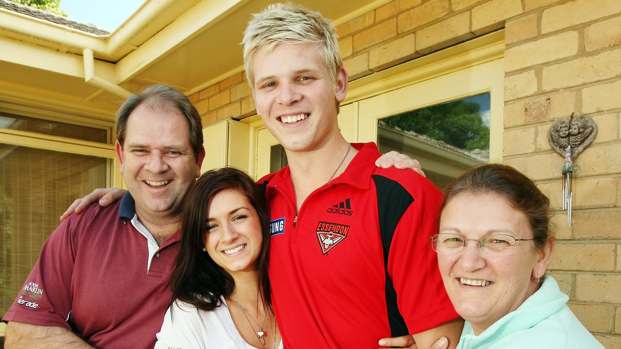 Michael Hurley with the fam — and the hair-lightening spray.