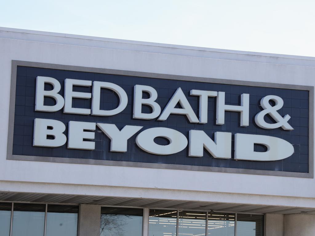 An image of the sign for a Bed Bath &amp; Beyond store. Picture: Bruce Bennett/Getty Images