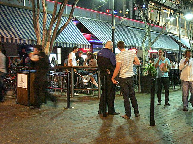 A snapshot of the Brunswick Street Mall just after the 3am LOCKOUT went into force across Fortitude Valley and CBD.