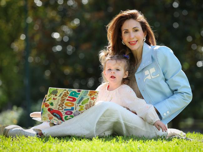 Anaïs Lellouche froze her eggs before having Iris, which she says was a dream come true. Picture: David Caird