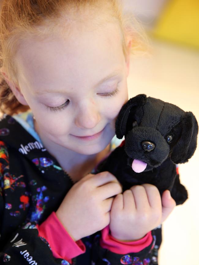 Sophie Ireland, aged seven, has autism. Picture: Sam Ruttyn