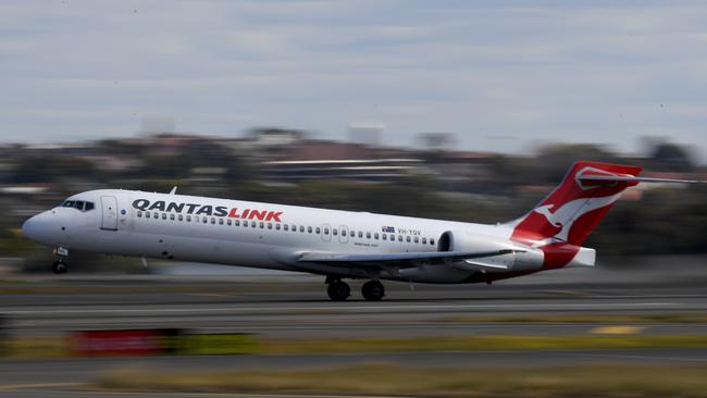 A Qantas Boeing 717 aircraft. Picture: AAP