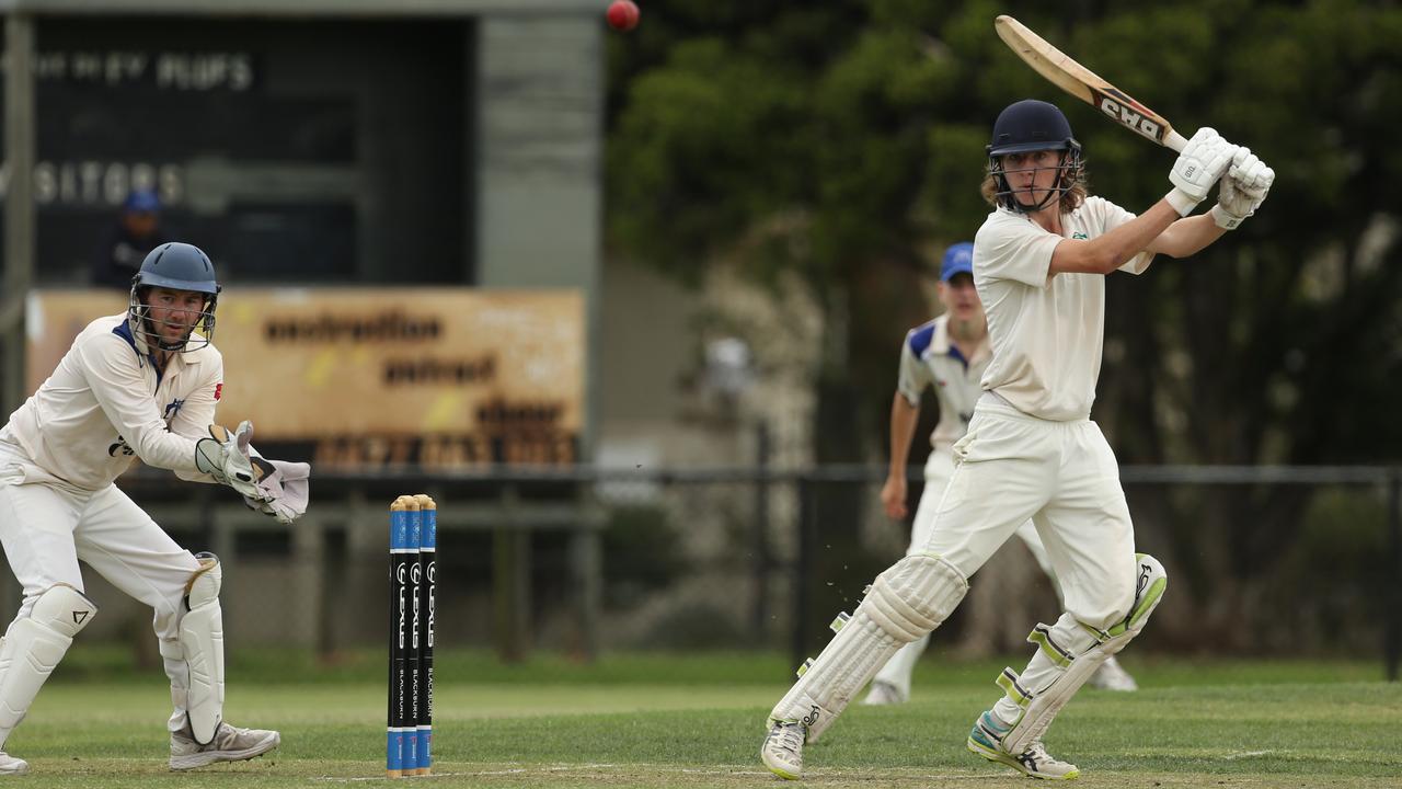 VSDCA - Croydon’s Daniel Ivanovic plays an elegant cut shot. Picture: Stuart Milligan