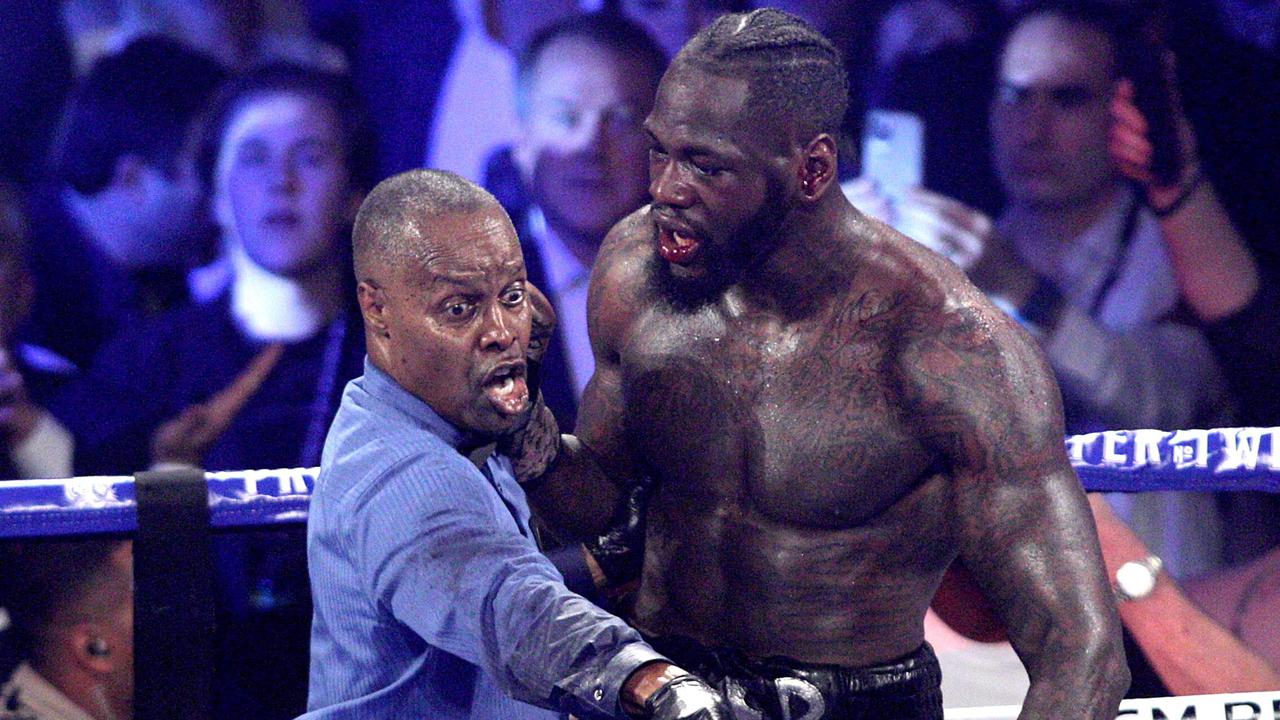 Neither Deontay Wilder nor his head coach wanted the towel thrown.