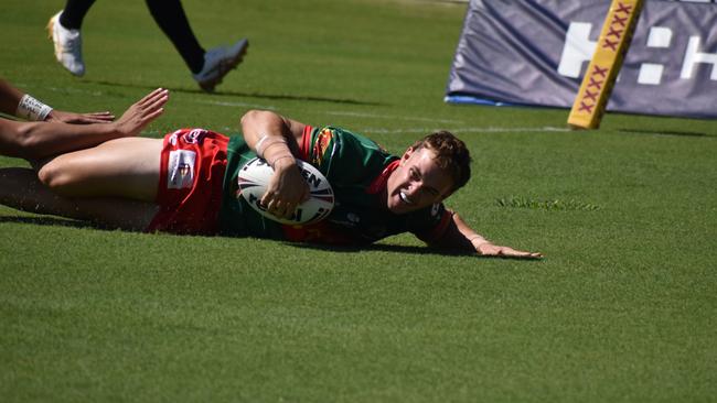 Meninga Cup semi-final action between the Redcliffe Dolphins and Wynnum-Manly Seagulls. Saturday April 15, 2023.