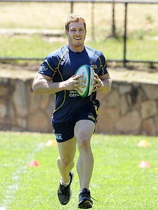 A knee injury cut short David Pocock's season in 2013. 