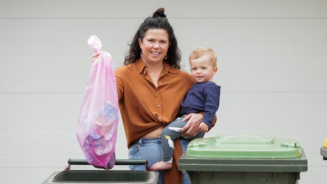 Ruby Dwyer wants to teach son Jack sustainable habits.